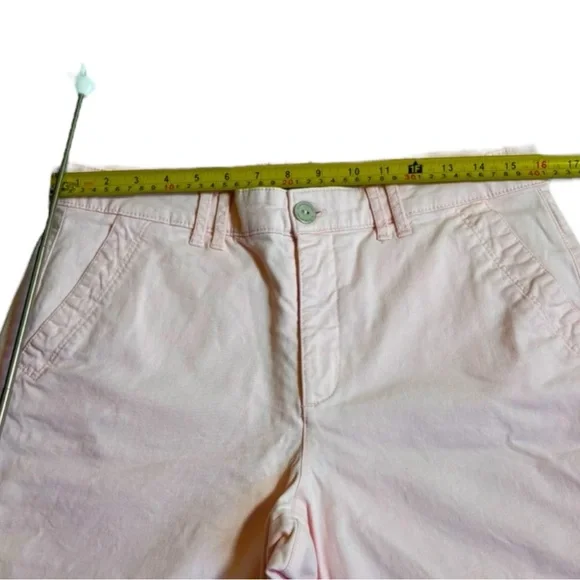 Gloria Vanderbilt Women’s Shorts Size 10 Light Pink Casual Summer Bermuda Short - Picture 4 of 10